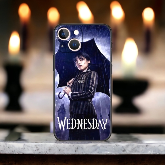 Wednesday Addams! Popular iPhone Durable Protective Case Cover! A Just-Jen Fav🖤 - Picture 4 of 9